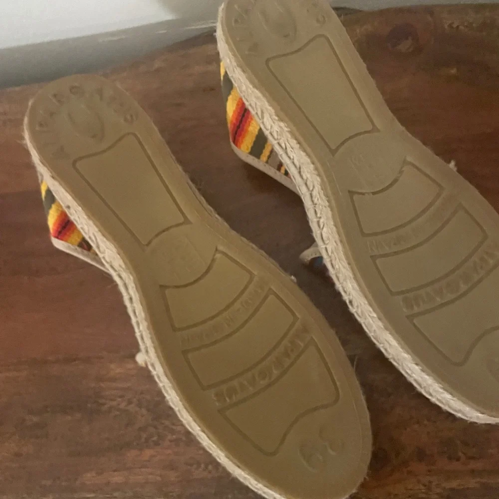 Alpargatas Handmade Woven Striped Espadrilles – Colorful Boho Flats EU 38